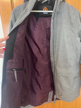 Parka Izas Mujer Gris