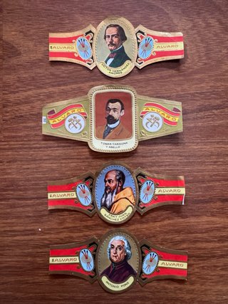 Lote 4 vitolas Álvaro vintage