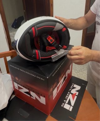 Casco Integral NZI Wake Talla L Blanco