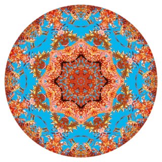 Puzzle Mandala Naranja 500 Piezas