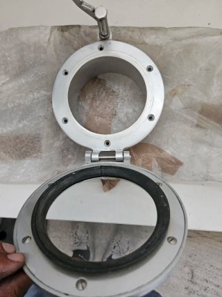 Oblò ispezione cerniera Inox