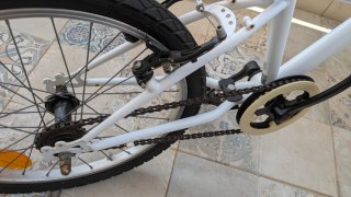 Bicicleta infantil BTWIN blanca