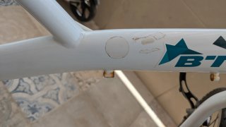 Bicicleta infantil BTWIN blanca