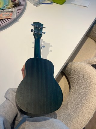 Ukelele Verde/Azul Oscuro Como Nuevo
