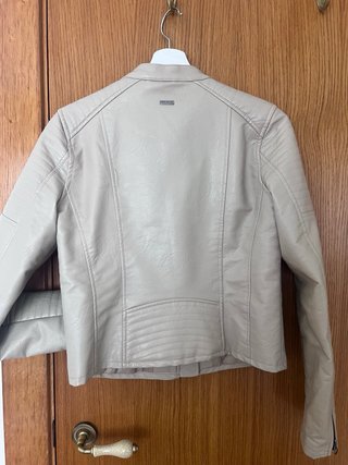 Chaqueta Cuero Pepe Jeans Beige