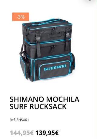 Mochila Pesca Shimano Surf Rucksack