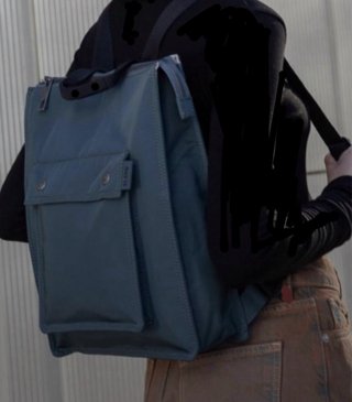 Mochila Slang Verde Azulado Nueva con Etiquetas