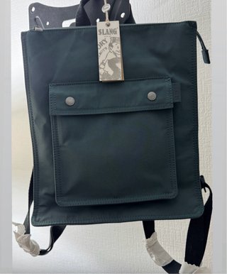 Mochila Slang Verde Azulado Nueva con Etiquetas