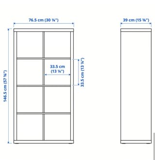 Estantería Kallax Ikea Blanca