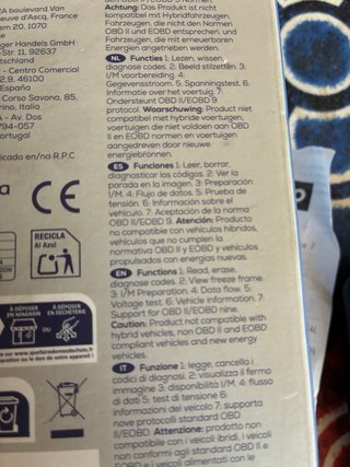 Norauto OBD II Herramienta Diagnóstico V312