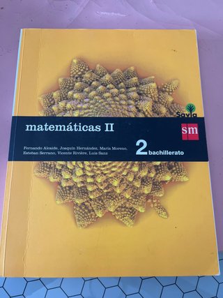 Matemáticas II 2 Bachillerato