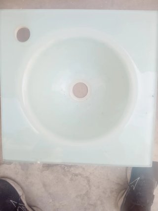 Lavabo de cristal moderno