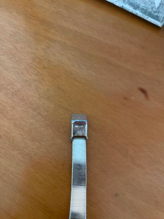 Reloj Omega Mujer Vintage Plata y Blanco