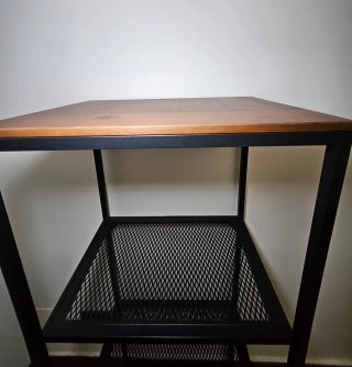 Estantería Ikea FJALLBO Negra y Madera