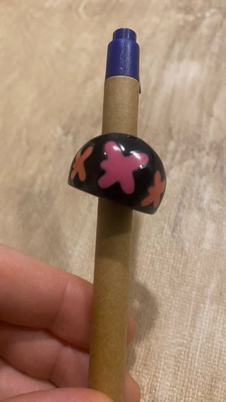 Anillo Swatch Bijoux Acero y Resina Negra Flores