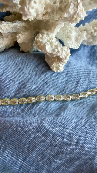 Collar Tennis color Oro