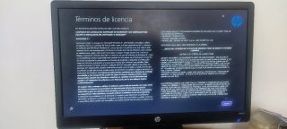 HP Ordenador de mesa + Pantalla + Teclado