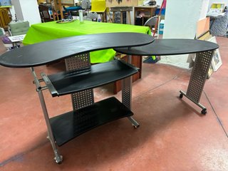 Mesa escritorio ordenador con ruedas
