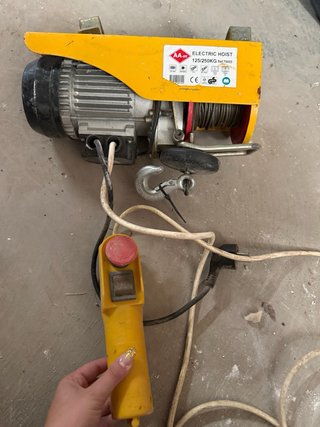 Polipasto Eléctrico 125/250kg