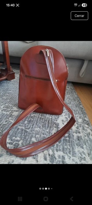 Mochila Marrón Doble Asa