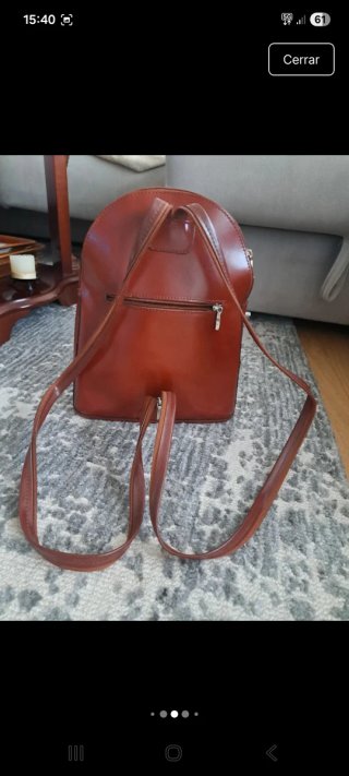 Mochila Marrón Doble Asa