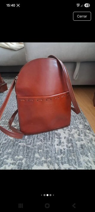 Mochila Marrón Doble Asa