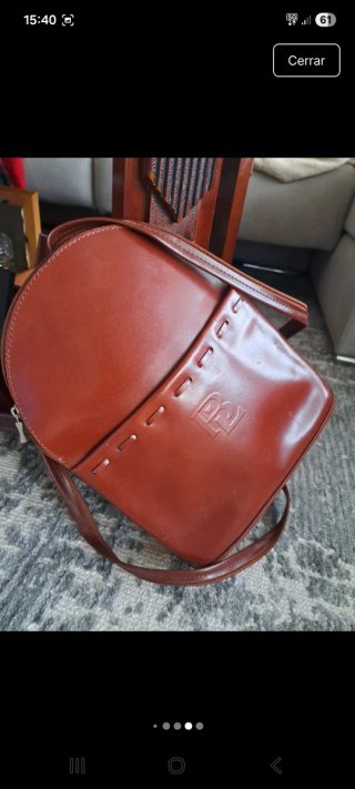 Mochila Marrón Doble Asa
