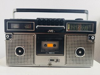 JVC RC-717L Cassette Boombox Radio Vintage