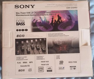 Radio Coche Sony CDX-G1200 USB Bluetooth