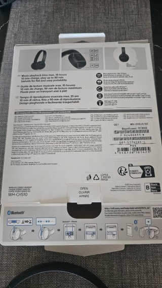 Auriculares Sony WH-CH510 Nuevos