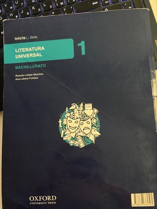 Literatura universal, 1 Bachillerato