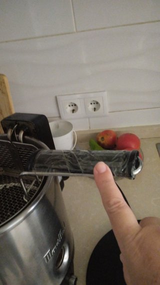 Freidora eléctrica,marca movilfry ,acero inoxidabl