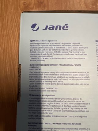 Mochila Portabebé Jane Dual
