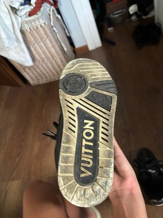 Scarpe Louis Vuitton Skate Nere