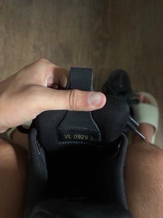 Scarpe Louis Vuitton Skate Nere