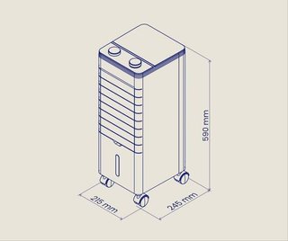 Climatizador Artica ACL60W4L Blanco
