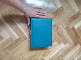 Caja joyero verde agua