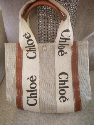 Ocasión! Bolso beige y marrón