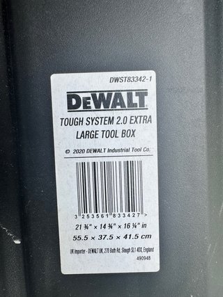 Caja DeWalt ToughSystem 2.0