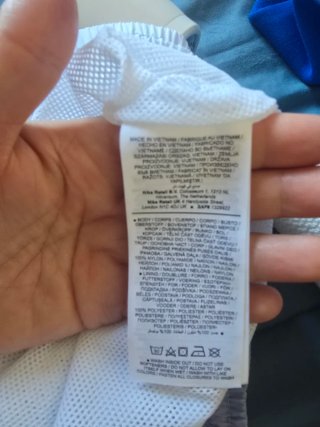 Pantalones Nike L Azul Blanco