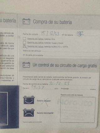 Batería Varta B32 12V 45Ah 330A
