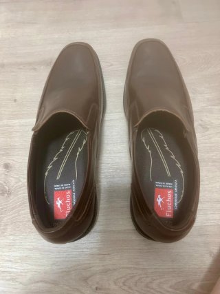 Zapatos Fluchos Caballero Marron cafe