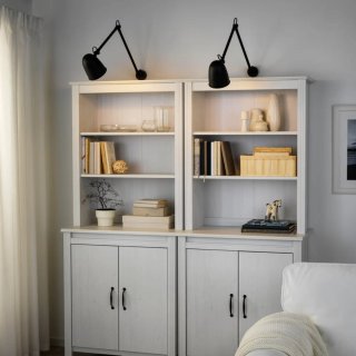 Lámpara de pared SKURUP Ikea Negra