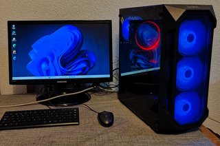 PC Gaming i5-8400 RX580 8GB 16GB SSD RGB Win11