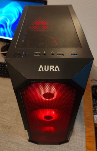 PC Gaming i5-8400 RX580 8GB 16GB SSD RGB Win11