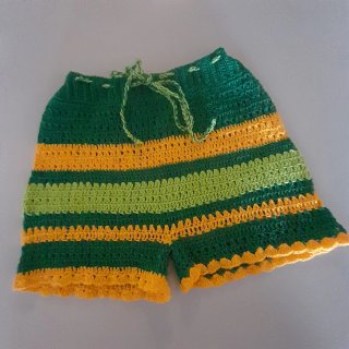 Pantaloncini cotone bambina