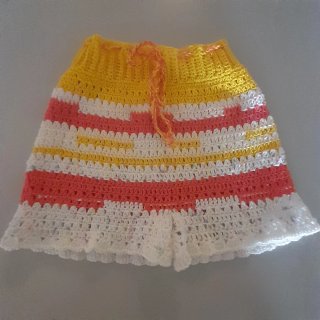 Pantaloncini cotone bambina