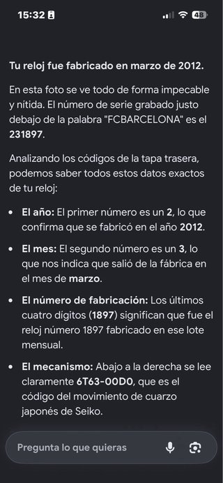 Reloj Seiko Cronógrafo FC Barcelona