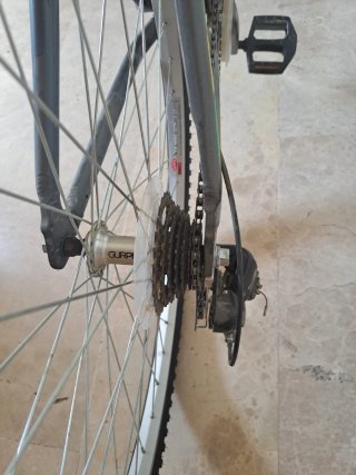 Bicicleta Megamo Gris y Verde