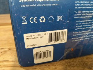 FRITZ!Powerline 1220E Kit PLC 1200Mbps Gigabit